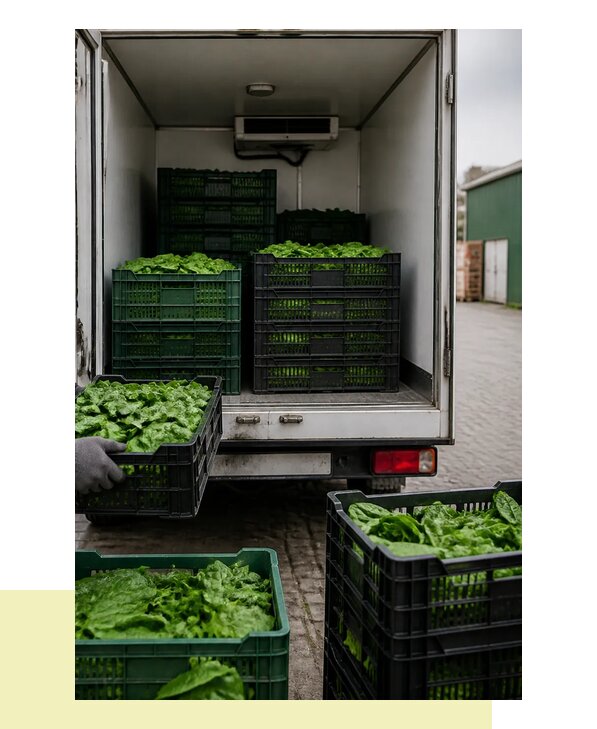 Перевозка шпината в Красного Сулин с сохранением свежести продукции